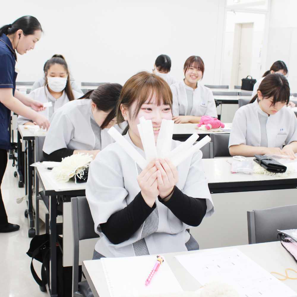 １年生、トリミング準備①